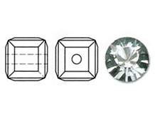 A5601-215-4 5601-215-4 SW Cube BLACK DIAMOND 4 mm Swarovski Autorized Retailer - Article