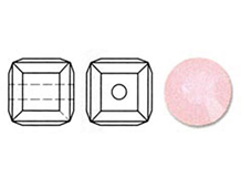 A41462 SW Cube ROSE ALABASTER 4 mm Swarovski Autorized Retailer - Article