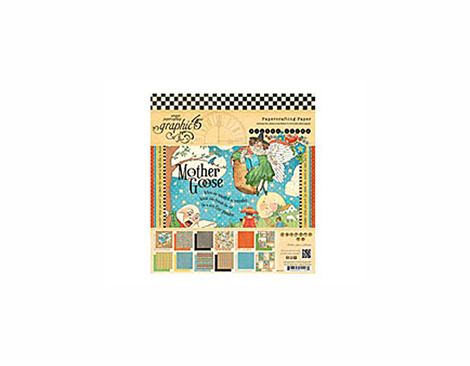 4500755 MOTHER GOOSE-8x8 MOTHER GOOSE 8X8 PAD Graphic45