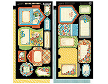 4500759 MOTHER GOOSE- MOTHER GOOSE TAGS POCKETS Graphic45 - Article