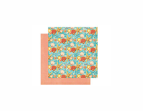 4500900 BY THE SEA-PAPER 12X12 BEACHCOMBER 1u Graphic45