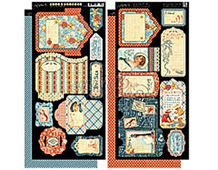 4500909 BY THE SEA TAGS POCKETS Graphic45 - Article