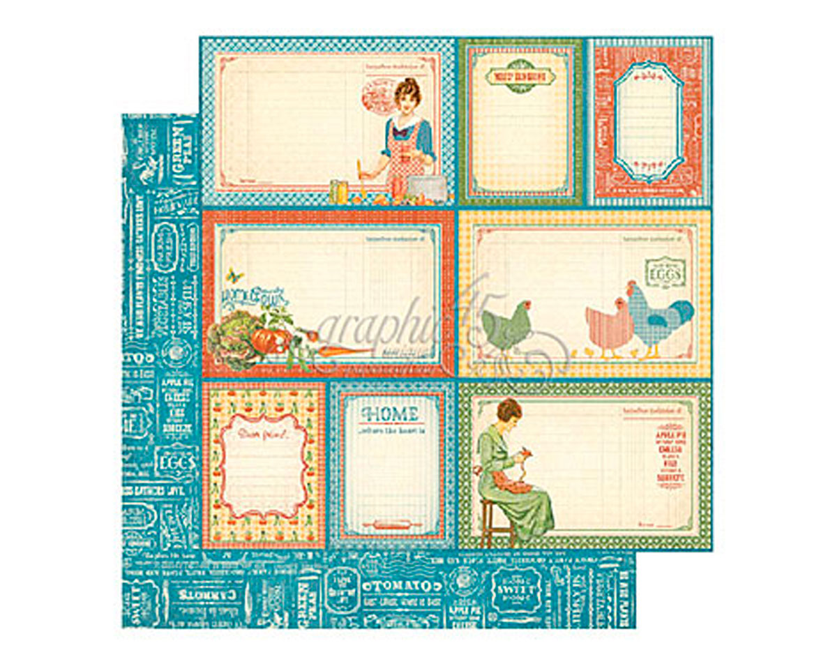 4501074 Papel doble cara HOME SWEET HOME My Sunshine Graphic45