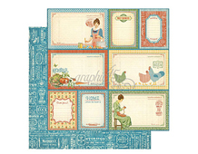 4501074 Papier double face HOME SWEET HOME My Sunshine Graphic45 - Article