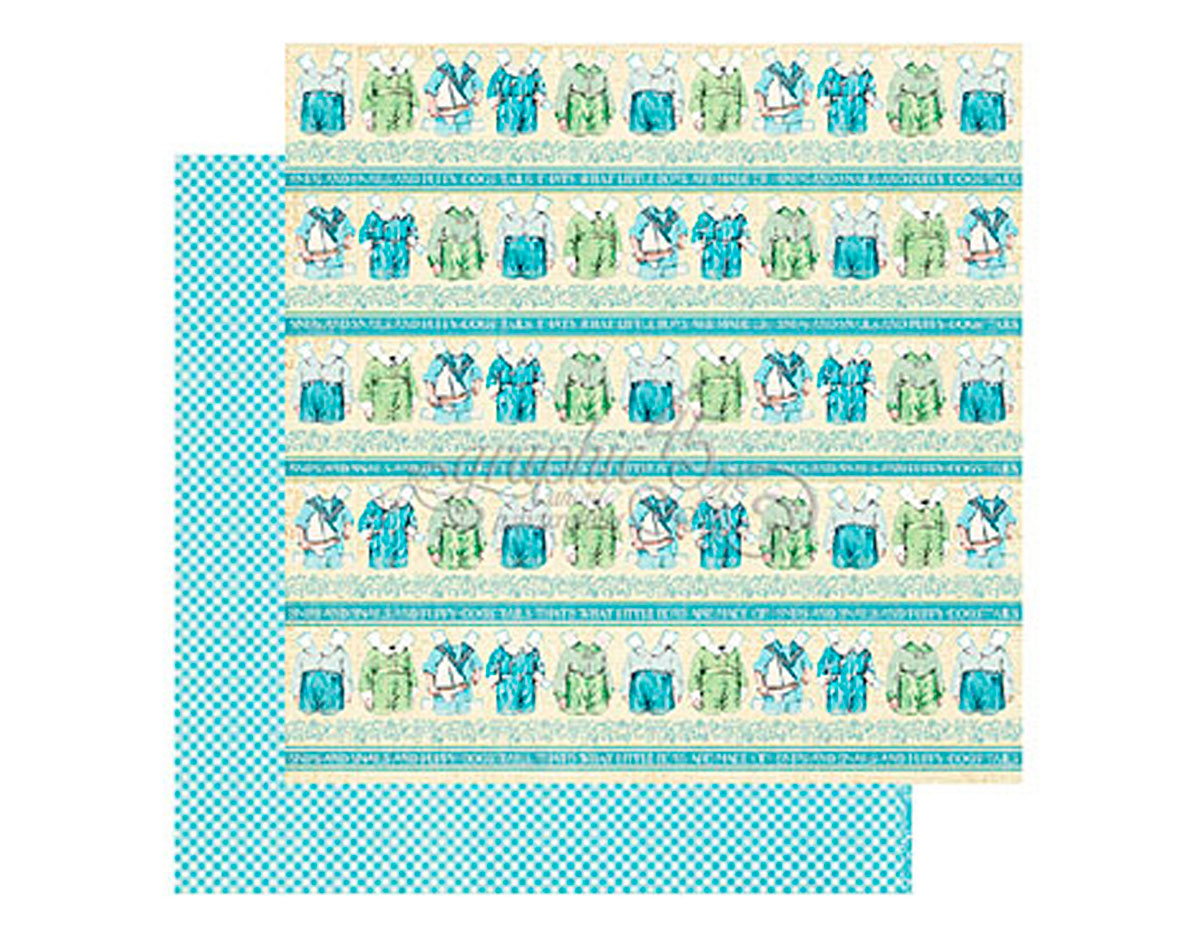 4501089 Papel doble cara PRECIOUS MEMORIES Puppy Dogs Tails Graphic45