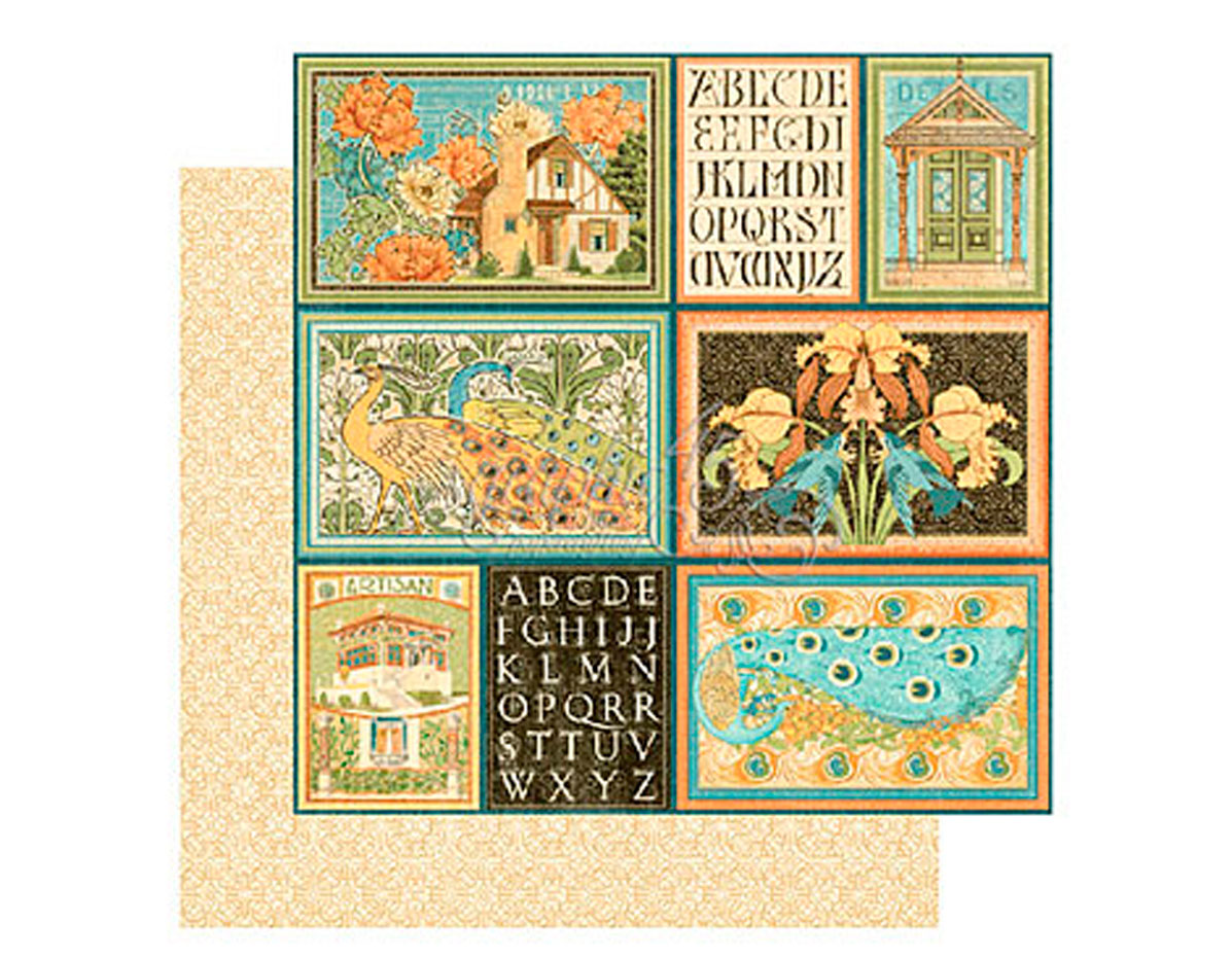 4501106 Papel doble cara ARTISAN STYLE Creative Ideal Graphic45