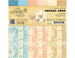 4501134 Set 36 papiers assortis imprimes base GILDED LILY Graphic45 - Article