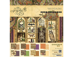4501152 Set 24 papeles surtidos RARE ODDITIES Graphic45 - Ítem