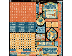 4501181 Pegatinas alfabeto y formas WORLD S FAIR Graphic45 - Ítem