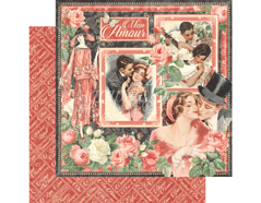 4501203 Papel doble cara MON AMOUR Mon Amour Graphic45 - Ítem