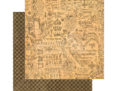 4501345 Papel doble cara ENCHANTED FOREST Medieval Splendor Graphic45 - Ítem