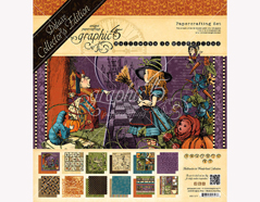 4501377 Set 24 papeles surtidos HALLOWE EN IN WONDERLAND Graphic45 - Ítem