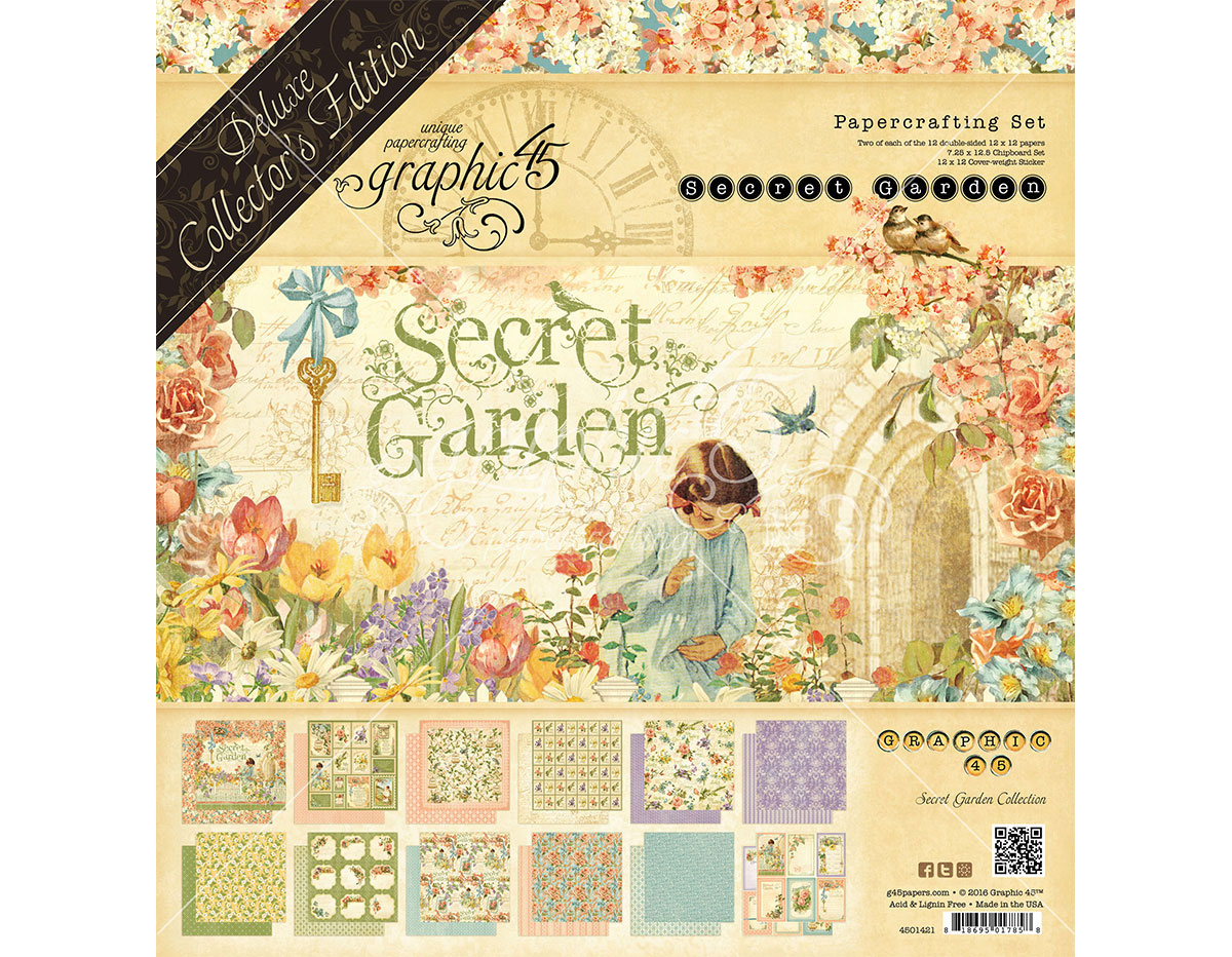 4501421 Set completo DELUXE COLLECTION EDITION Secret Garden Deluxe Collector s Edition Graphic45