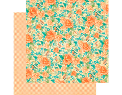 4501423 Papel doble cara CAFE PARISIAN Floral Souffle Graphic45 - Ítem