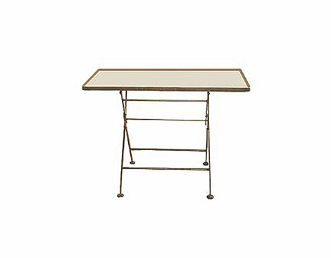 453 Table rectangulaire pliable forge 80x46x56 Innspiro