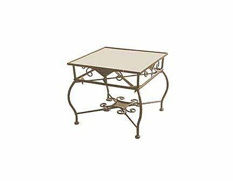 459 Table centre carree forge 55x55x46 Innspiro