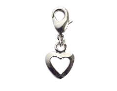 50133 Z50133 Pendentif metallique NICE CHARMS coeur creux avec mousqueton Innspiro - Article