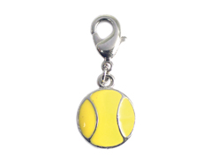 Z50170 50170 Pendentif metallique NICE CHARMS balle tennis jaune avec mousqueton Innspiro - Article