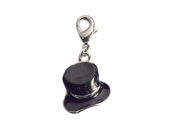 50172 Z50172 Colgante metalico NICE CHARMS sombrero negro con mosqueton Innspiro - Ítem
