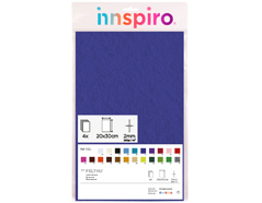 55211 Fieltro acrilico azul fuerte 20x30cm 2mm 4u Felthu - Ítem