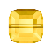 5601-226-8 A5601-226-6 5601-226-6 Perles cristal Cube 5601 light topaz Swarovski Autorized Retailer - Article