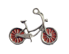 Z59007 59007 Pendentif metallique NICE CHARMS bicyclette rouge Innspiro - Article
