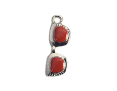 Z59009 59009 Pendentif metallique NICE CHARMS lunettes rouge Innspiro - Article