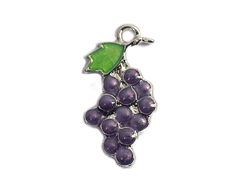Z59089 59089 Colgante metalico NICE CHARMS racimo uva purpura y verde Innspiro - Ítem