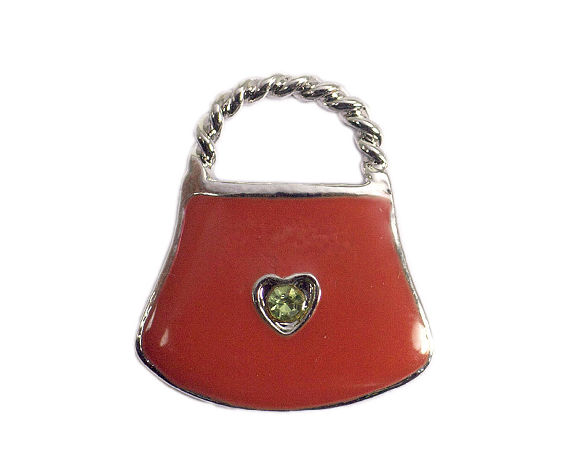 Z59177 59177 Pendentif metallique NICE CHARMS sac avec simil rouge Innspiro