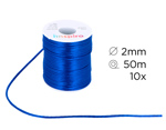 60130 Set fils satin 10 couleurs 2mm rouleaux de 50m Innspiro - Article2