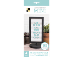 609089 Tableau pour table avec lettres Mini Tabletop Black DCWV - Article