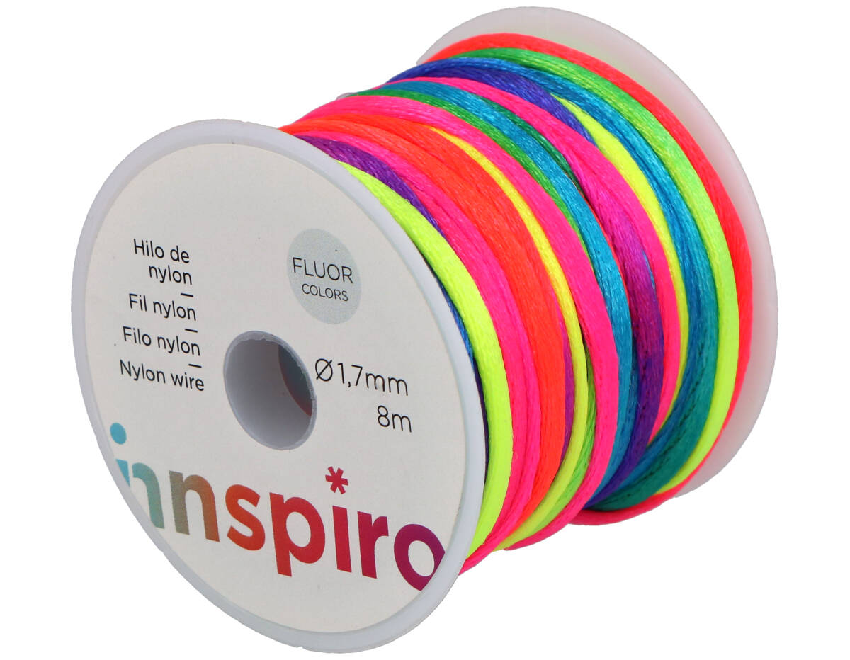 61151 Fil de nylon couleurs fluor 17 7mm 8m Innspiro