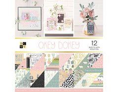 614617 Set 36 papeles doble cara Stack Okey Dokey DCWV - Ítem