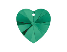 A6228-205-10X10 6228-205-10X10 Pendentifs de cristal Xilion Heart 6228 emerald Swarovski Autorized Retailer - Article