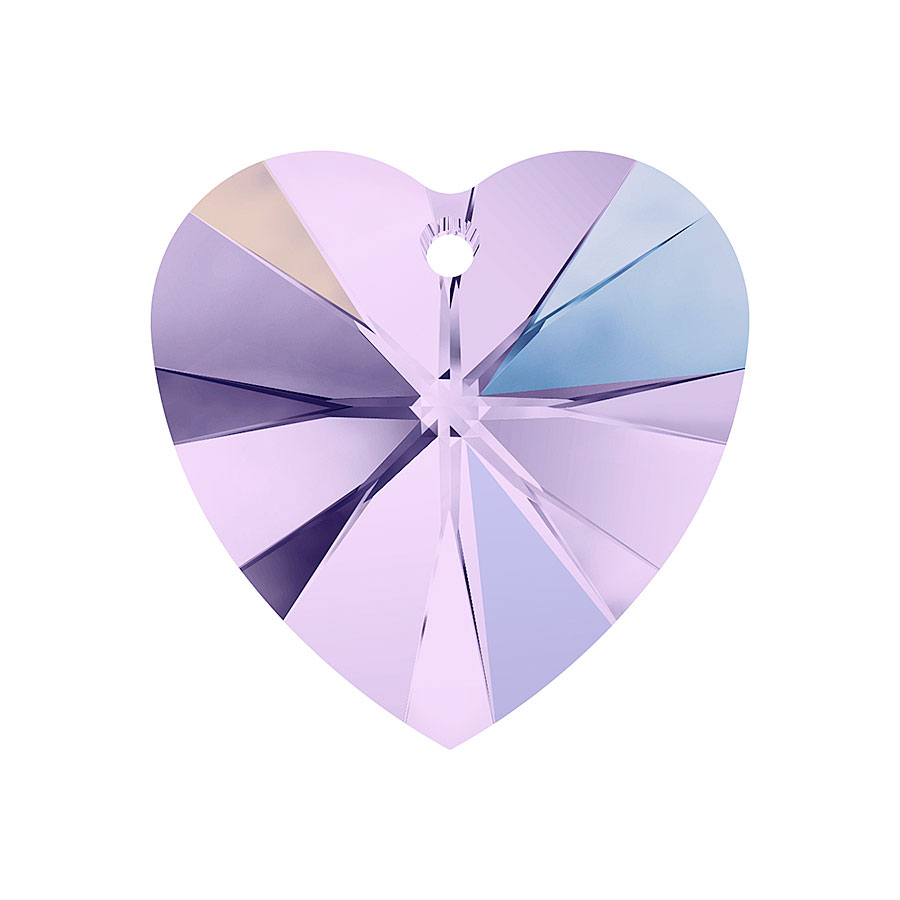A6228-371-10X10 01 6228-371-10X10 01 Colgantes de cristal Xilion Heart 6228 violet aurora boreale Swarovski Autorized Retailer