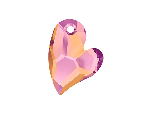 6261-001-17 06 Pendentifs de verre Devoted 2 Heart 6261 crystal astral pink Swarovski Autorized Retailer