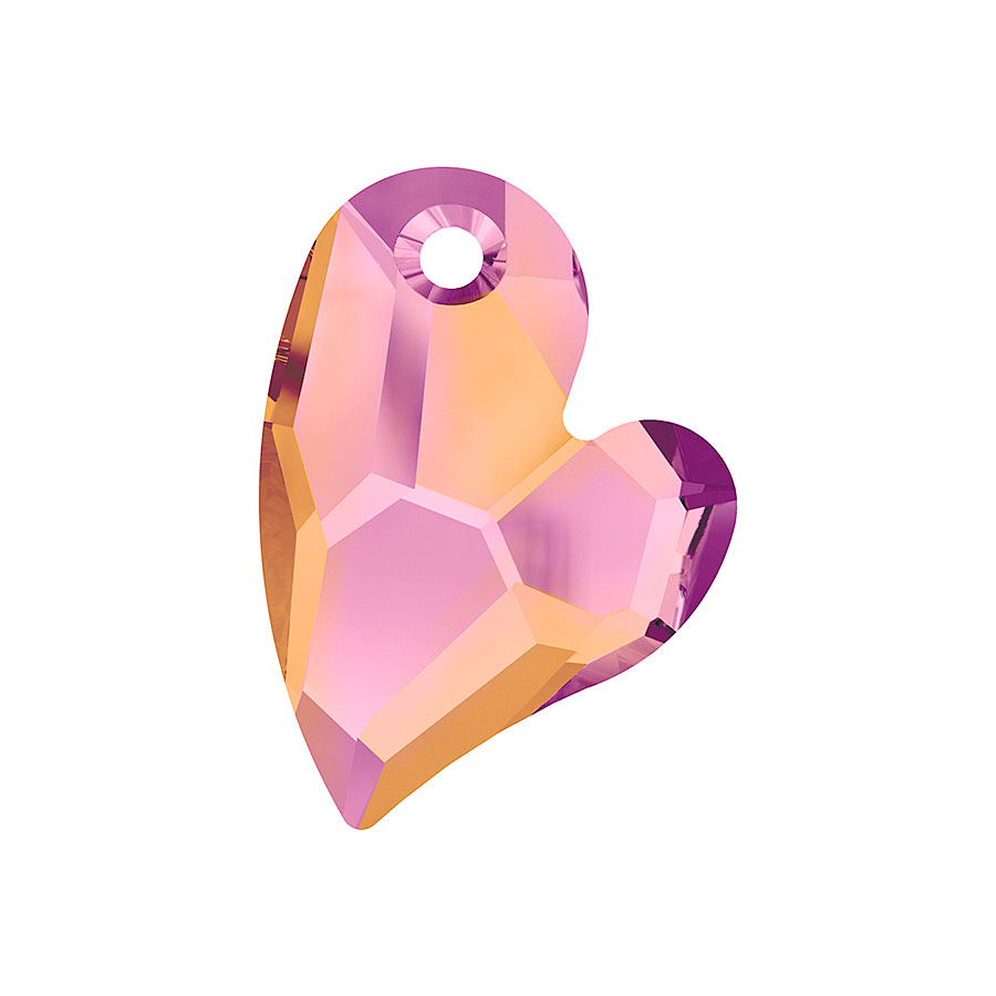 6261-001-27 06 Colgantes de cristal Devoted 2 Heart 6261 crystal astral pink Swarovski Autorized Retailer