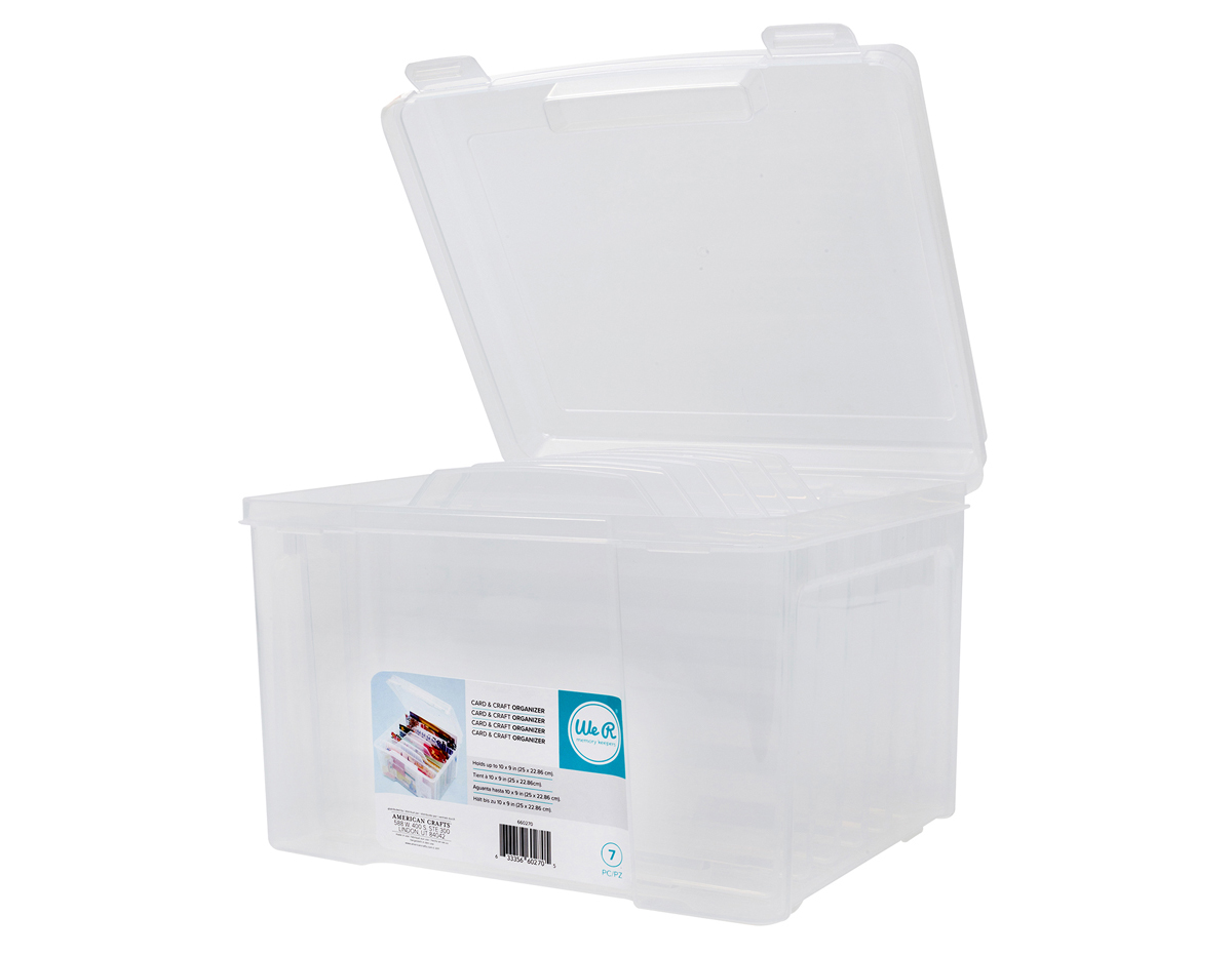 660270 Organizador de papeles y tarjetas Card and Craft Organizer We R Memory Keepers