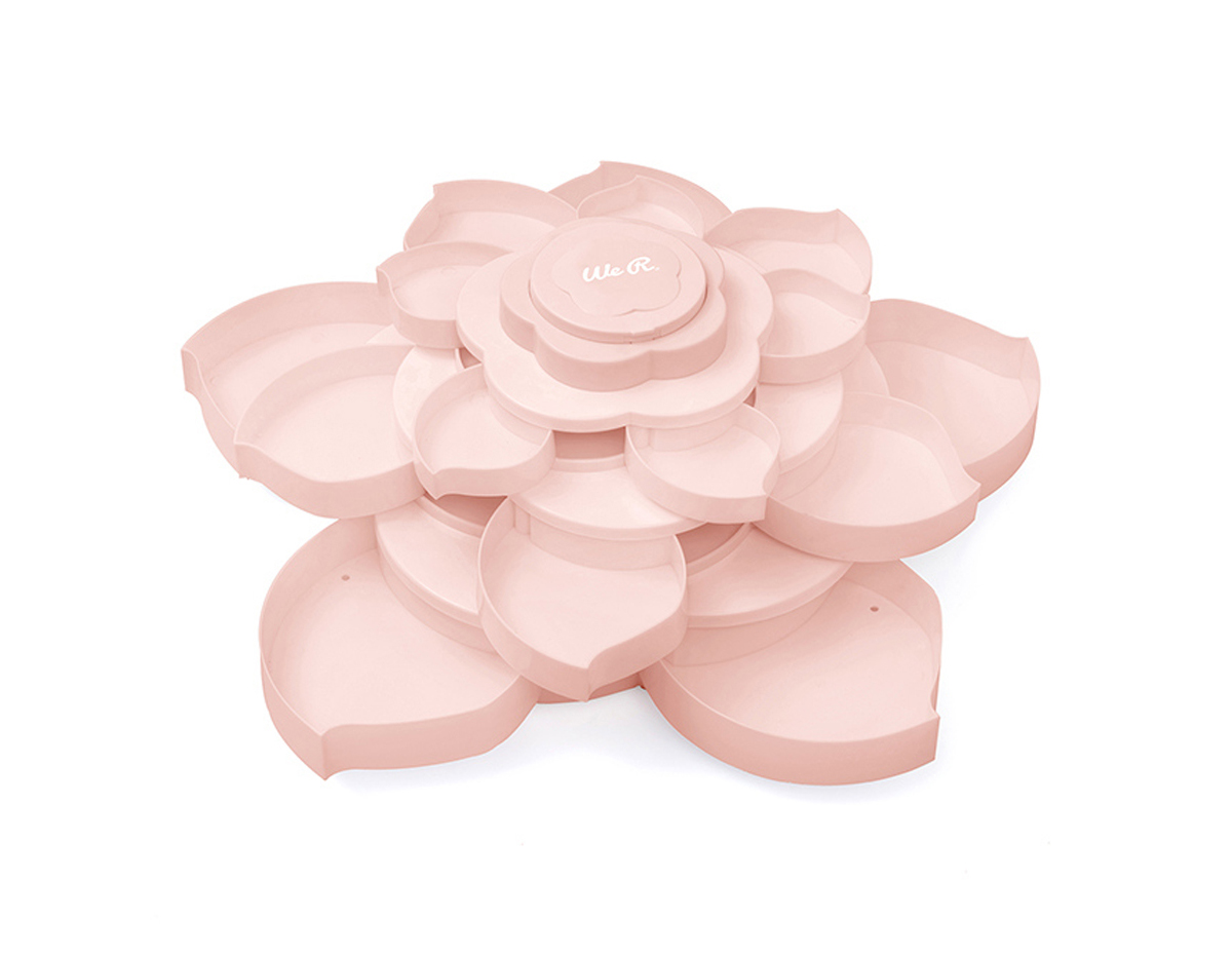 660339 Accesorio de almacenaje flor BLOOM Pink We R Memory Keepers
