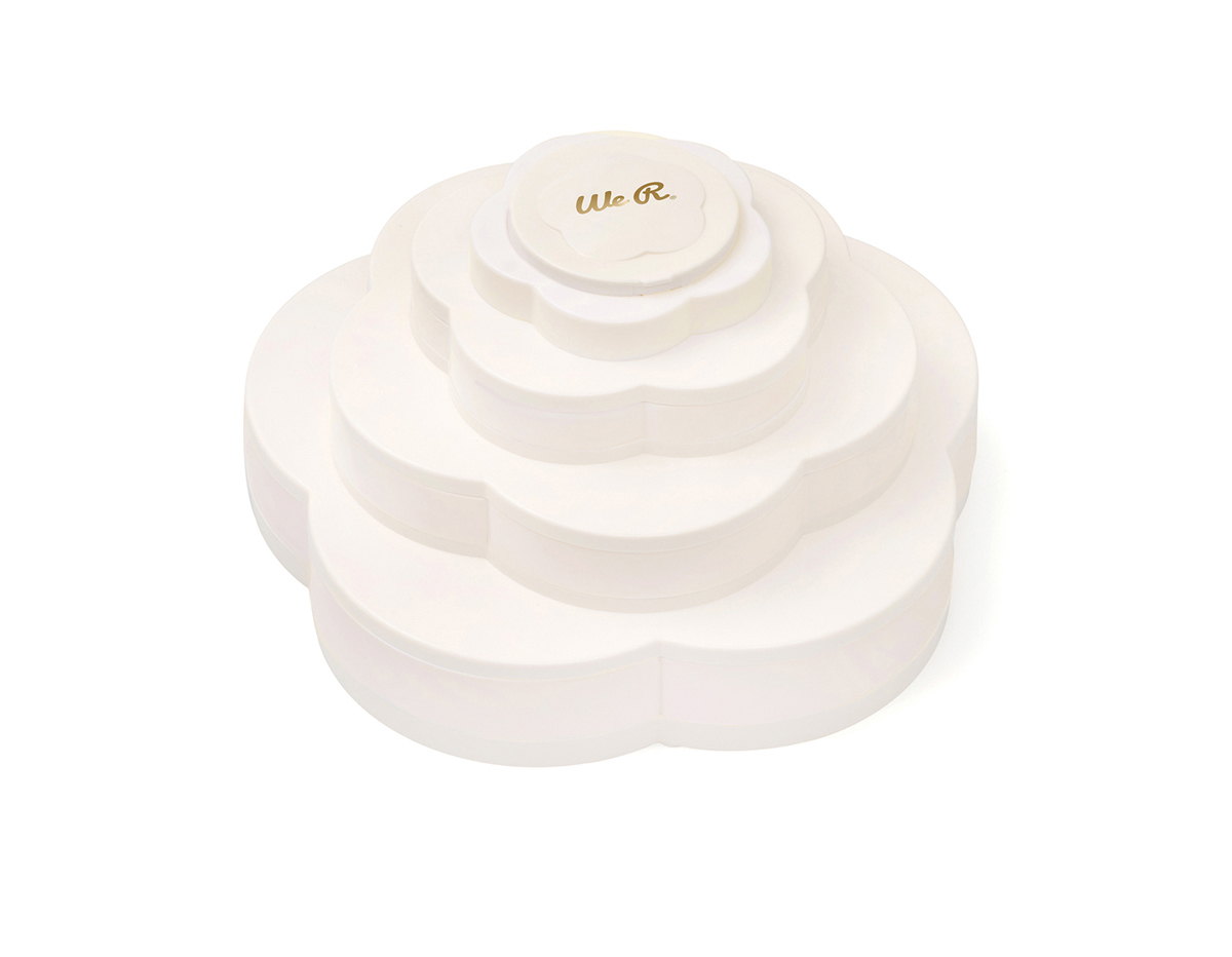660492 Accesorio de almacenaje flor BLOOM White We R Memory Keepers