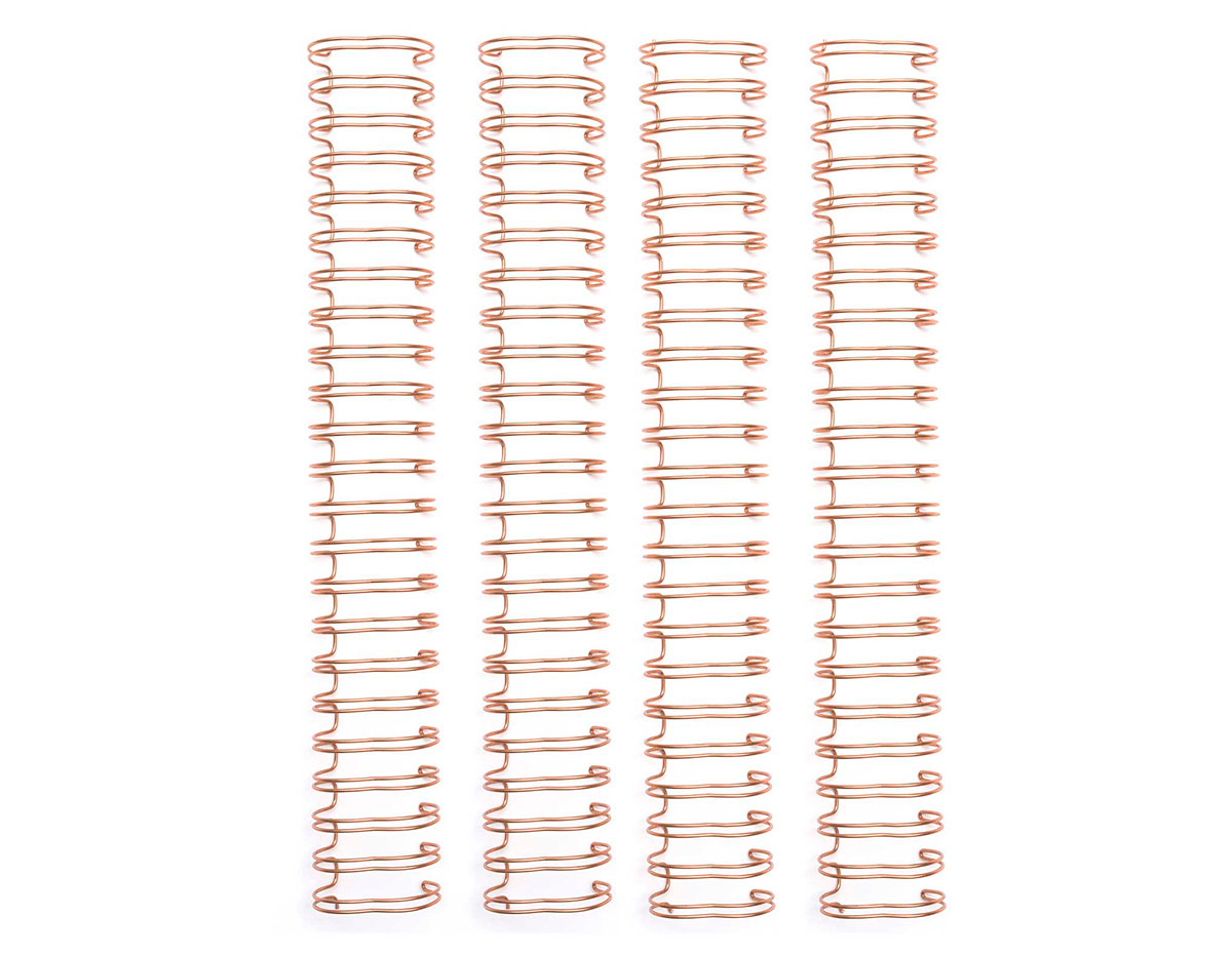 660503 Espirales rosa dorado THE CINCH Wire Binders We R Memory Keepers