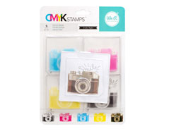 660545 Set 4 sellos CMYK Stamp Kit Camera We R Memory Keepers - Ítem