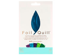 660673 Hojas de foil surtido colores frios Foil Quill Peacock We R Memory Keepers - Ítem