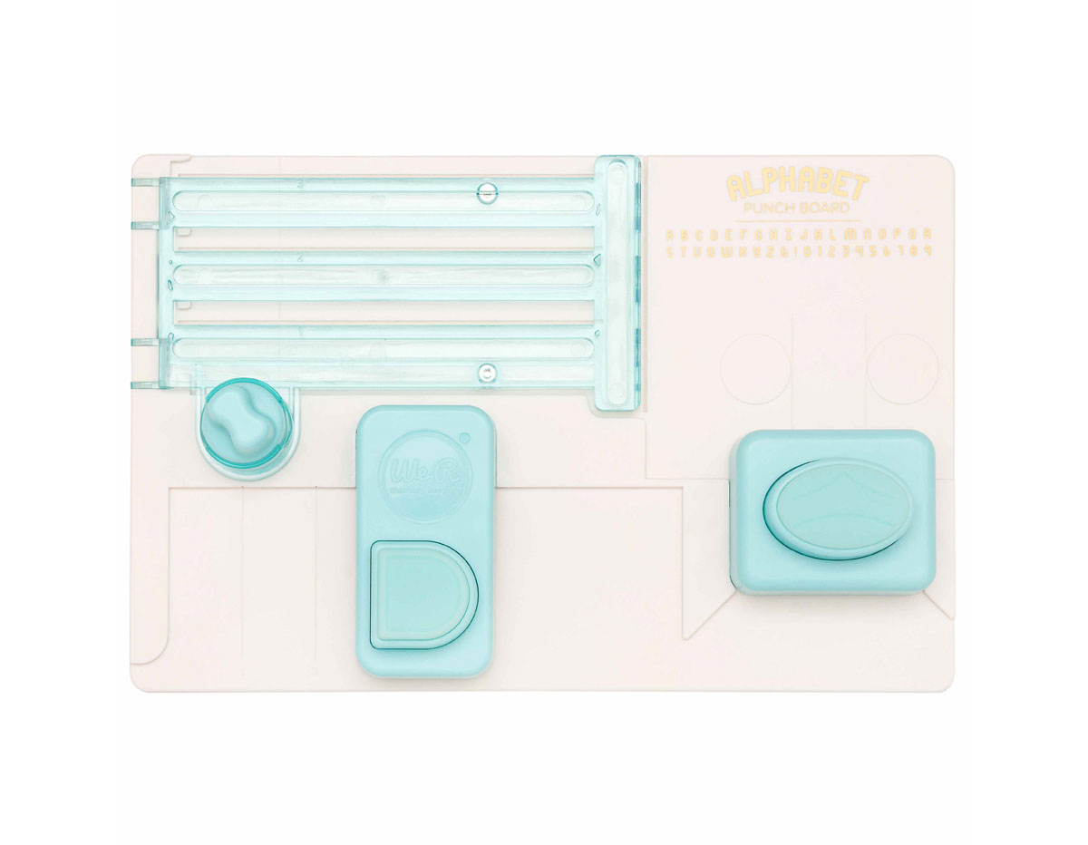 660889 Herramienta para crear letras y numeros Alphabet Punch Board We R Memory Keepers
