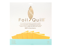 661024 Feuilles de foil or de 30 48x30 48cm Foil Quill Gold Finch 15u We R Memory Keepers - Article