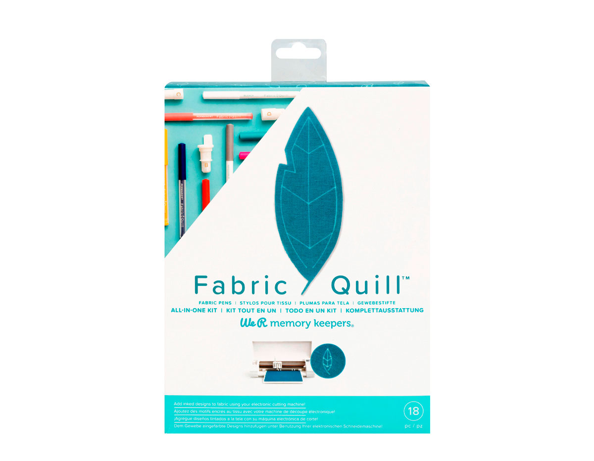 661078 Kit d adaptateurs avec feutres pour tissu Fabric Quill WR We R Memory Keepers
