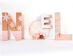 70152 Set 30 letras y simbolos papel mache surtidas S-Z AND ARROBA con volumen Innspiro - Ítem2