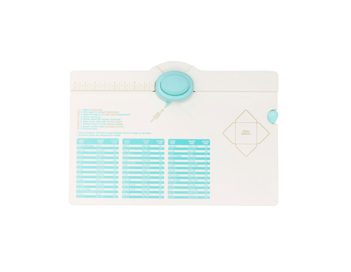 Outil pour créer des enveloppes Envelope Punch Board