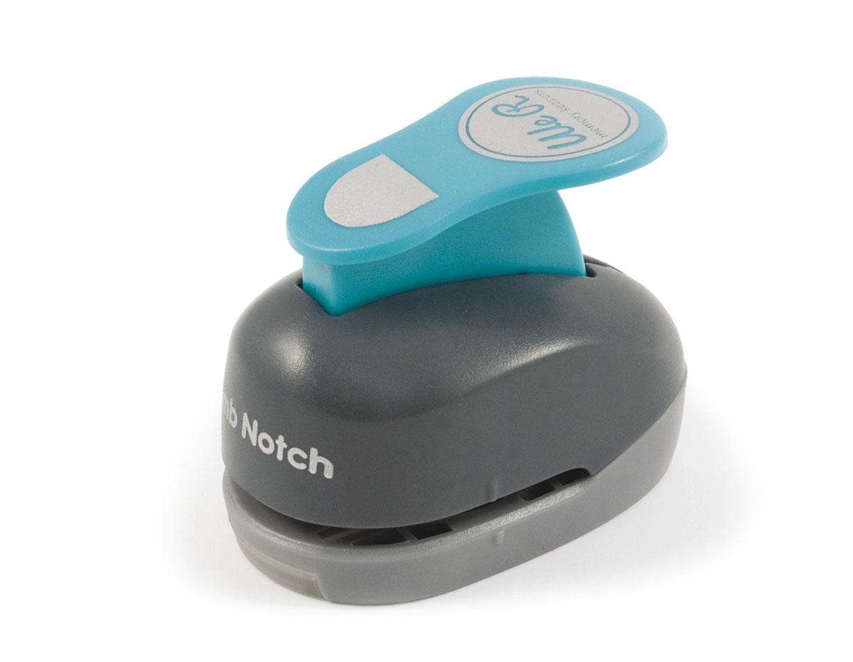 71317-3 Troqueladora para crear muescas en bolsillos Thumb Notch Punch We R Memory Keepers