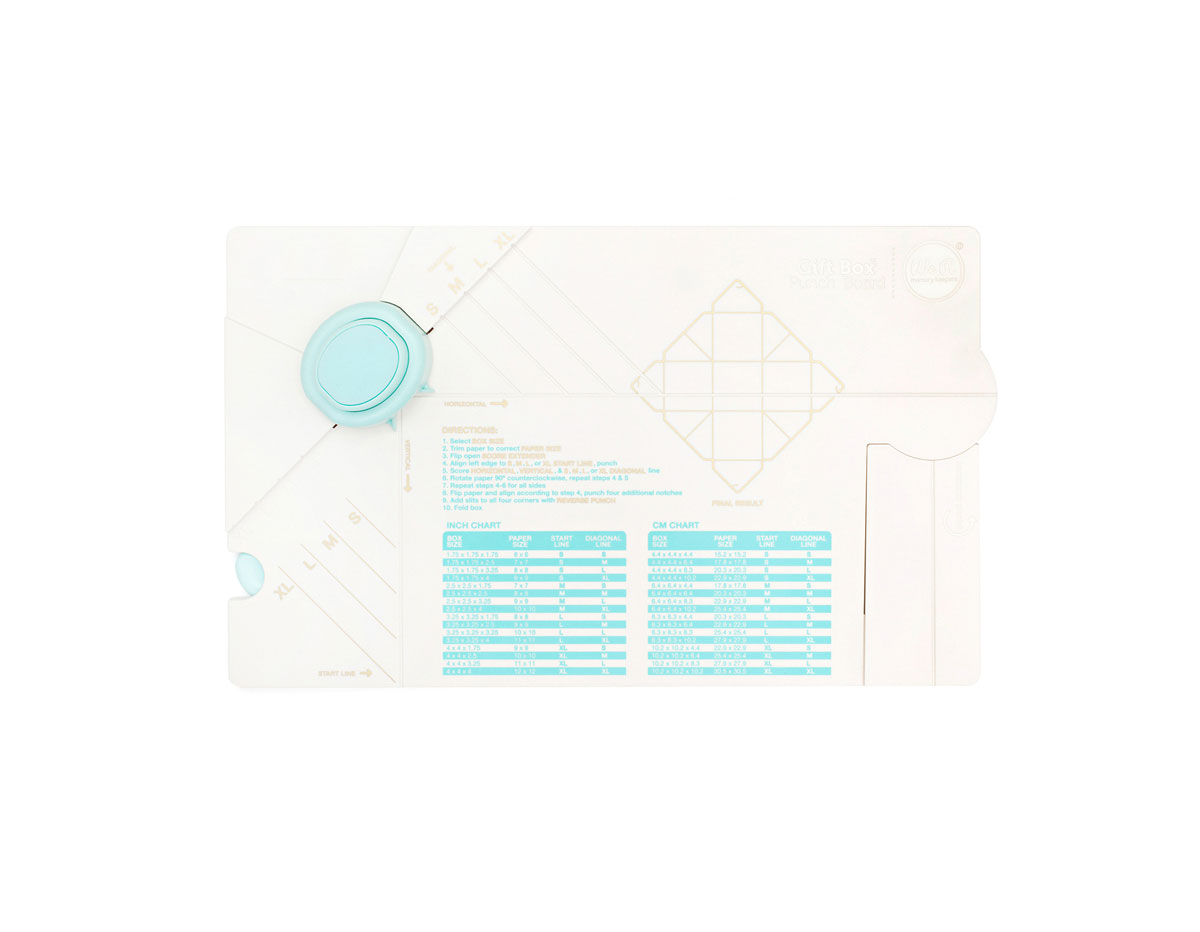 71334-0 Herramienta para crear cajas Gift Box Punch Board We R Memory Keepers